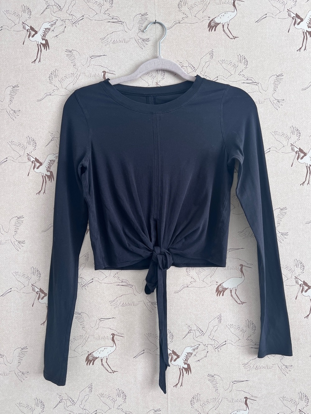 Lululemon tie‎ front long sleeve shirt